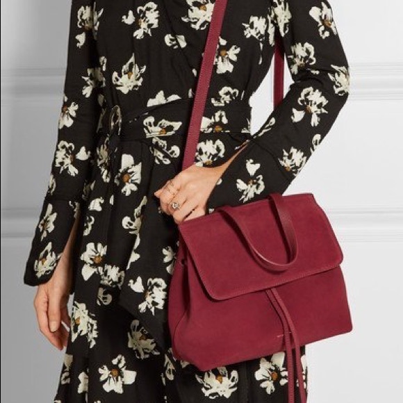 MANSUR GAVRIEL LADY BAG IN BURGUNDY LEATHER - Picture 7 of 8